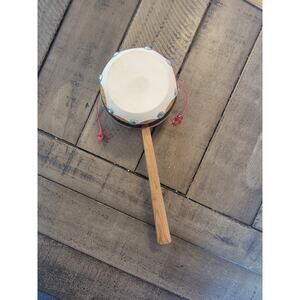 Monkey Spinning Balance Double-Sided Drum Percussion 9"